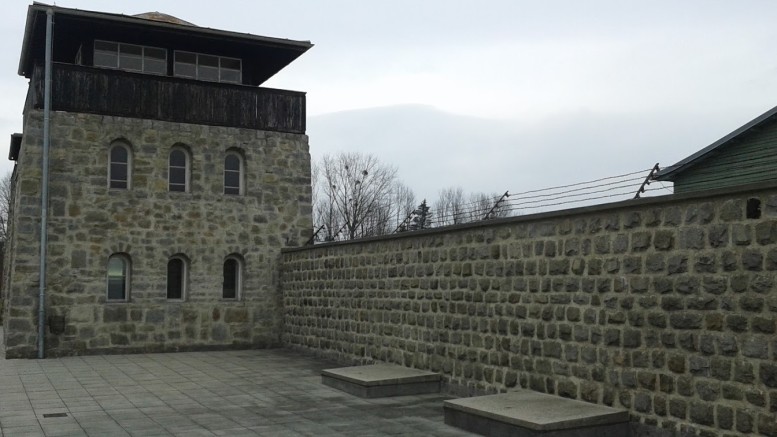 Il muro a Mauthausen