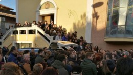 I funerali di Elena Marini
