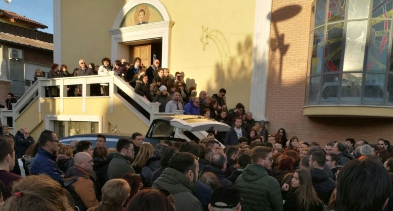 I funerali di Elena Marini