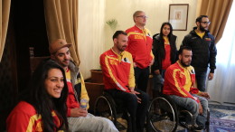 La squadra Amicacci di Giulianova, al Comune di Pescara