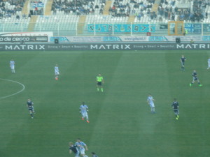 Pescara - Lazio, durante la partita