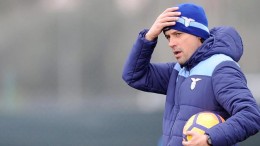 Simone Inzaghi, durante un allenamento