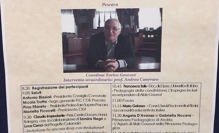 La locandina del convegno