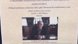 La locandina del convegno