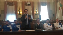 Il vicesindaco Blasioli