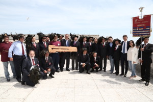 I Bersaglieri, sulla terrazza del Comune