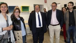 Inaugurato Lo Spaz con la consigliera comunale Santroni, l'assessore regionale Sclocco, il sottosegretario d'Abruzzo Mazzocca, il sindaco Alessandrini e l'assessore comunale Di Iacovo.jpg