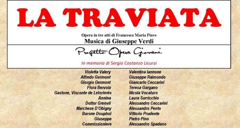 La grande lirica a Pescara con La Traviata