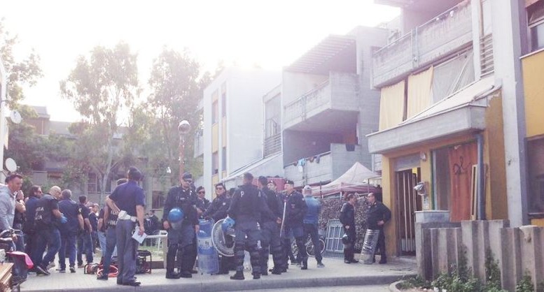 Sgombero delle palazzine in via Ariosto a Montesilvano