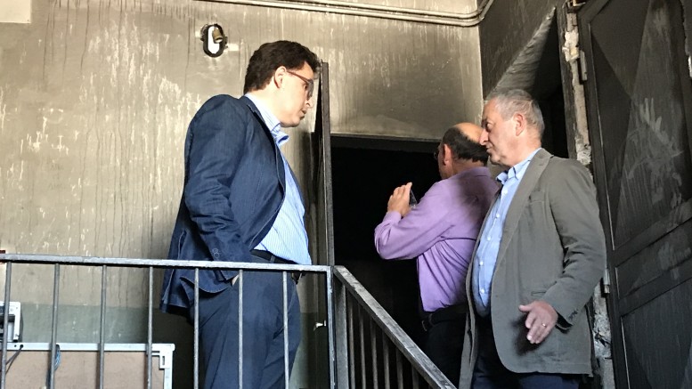 Sopralluogo del vice sindaco Blasioli