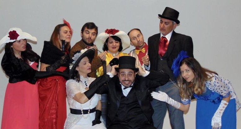 La compagnia teatrale Piccolo Teatro della Verrerie in "Un Sarto per signora"