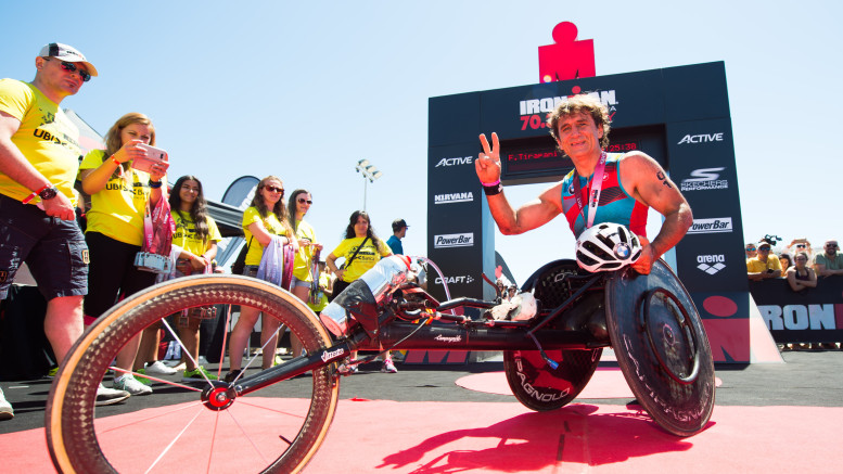 Alex Zanardi, protagonista di Ironman 2017