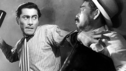 Violenze reiterate sul fratello, arrestato alcolista. Fotogramma dal film L'Angelo Ubriaco di A. Kurosawa