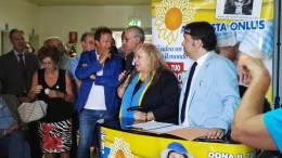 Carla Panzino insieme al primario Garufi