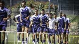 Il Pescara si allena a Rivisondoli