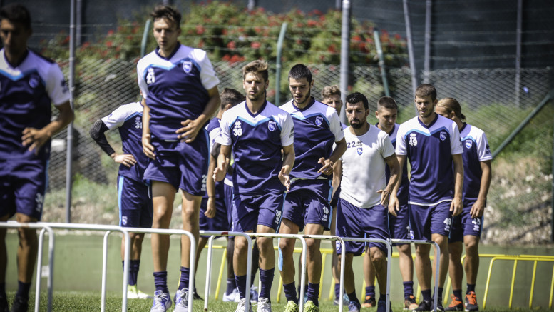 Il Pescara si allena a Rivisondoli