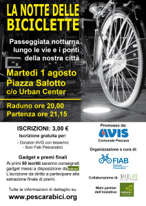 La notte delle biciclette, locandina 