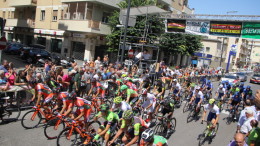La partenza del Trofeo Matteotti