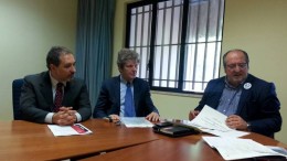 ll Sottosegretario alla Presidenza d’Abruzzo Mario Mazzocca e il Vicepresidente Comieco lgnazio Capuano