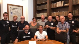 La squadra di Pescara, a Italia gioca