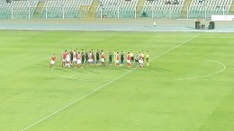 Le formazioni in campo