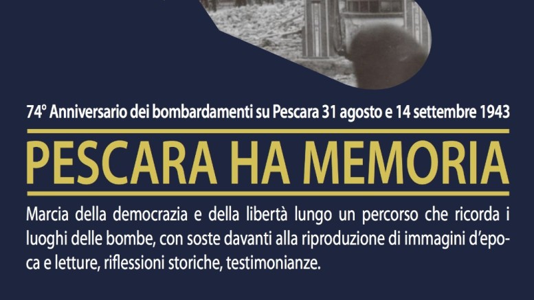 Pescara ha memoria: eventi in cordata con Pisa