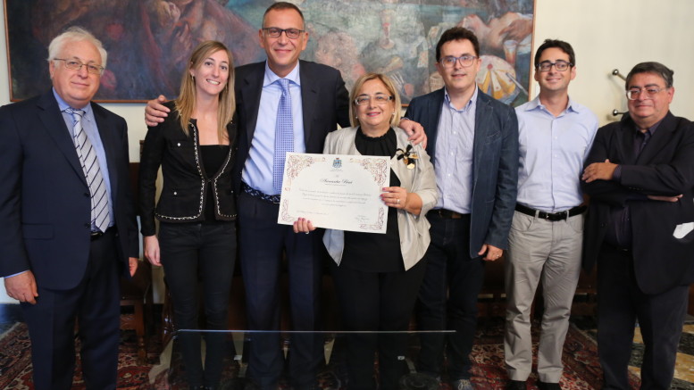 Annarita Bini, ricevuta dal Sindaco di Pescara Alessandrini