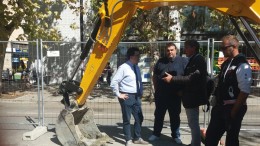 A sin. Blasioli tra i lavori anti allagamenti in viale Pindaro