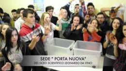 Ragazzi del liceo scientifico Leonardo Da Vinci