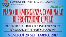Presentazione del nuovo Piano di Emergenza di Protezione Civile a Civitella Casanova