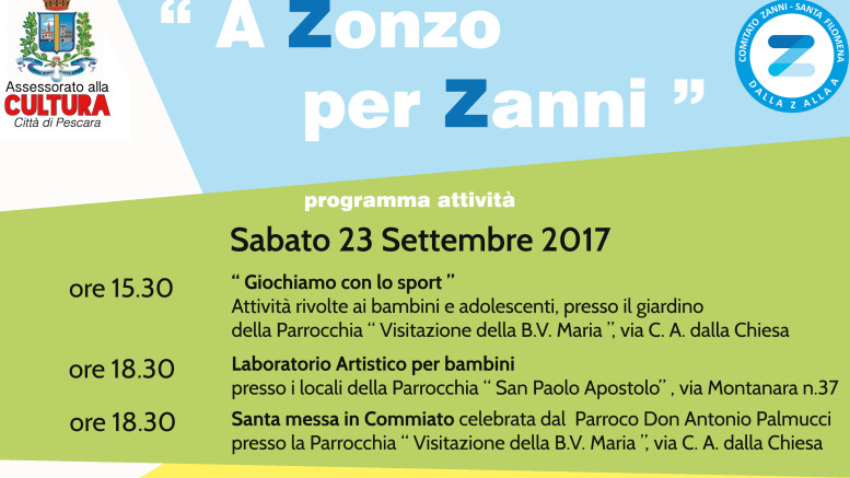 Due giorni di eventi con la prima edizione della rassegna “A zonzo per Zanni”