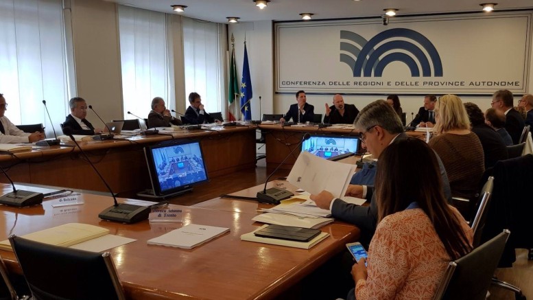 Conferenza delle Regioni su fondi Inail per edilizia scolastica