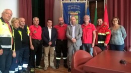 Il sindaco Di Lorito, con i responsabili di Modavi