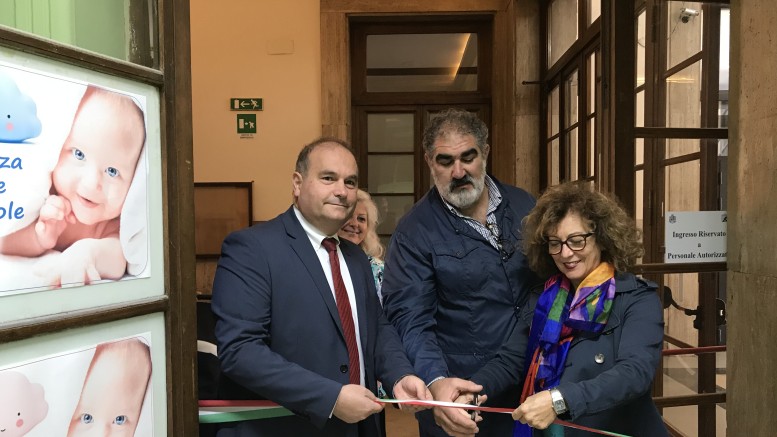 Inaugurazione della stanza delle coccole