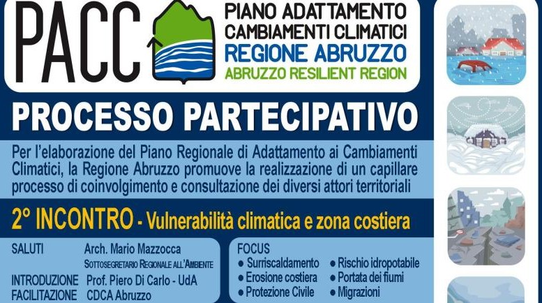 Prossimi incontri Pacc Abruzzo. Tappa di Vasto