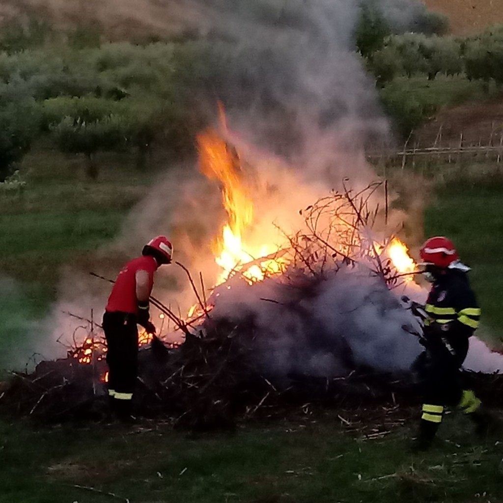 Un'esercitazione della Protezione civile