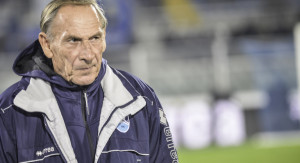 Il tecnico Zeman, prima della partita contro il Palermo