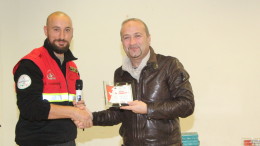 Paolo Paris, con il Sindaco DI Lorito