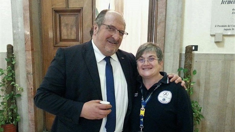 Da sin. il Sottosegretario Mazzocca e la Dott.ssa Chiorazzo