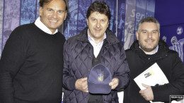 Il Presidente Daniele Sebastiani,insieme ai responsabili ANAS Italia