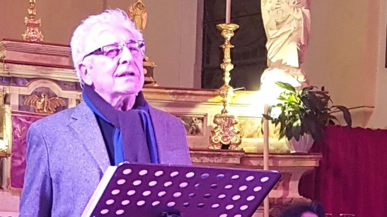 L'attore Ugo Pagliai in scena con Davide Cavuti allo Spoltore Ensemble Winter