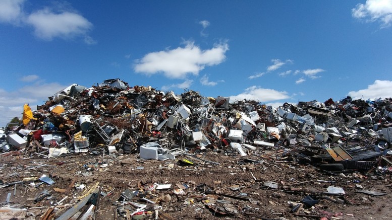 Una discarica