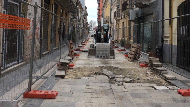 Corso Manthonè, lavori