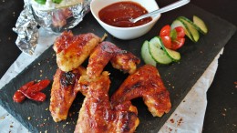 Avanzi di cibo da un banchetto