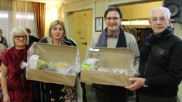 BurracoAil 2018, i vincitori tra Katia Tini a sx e il presidente Cappuccilli a dx