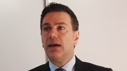 Guerino Testa, durante la conferenza stampa