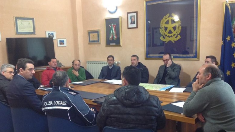 Riunione operativa al Comune di Montesilvano