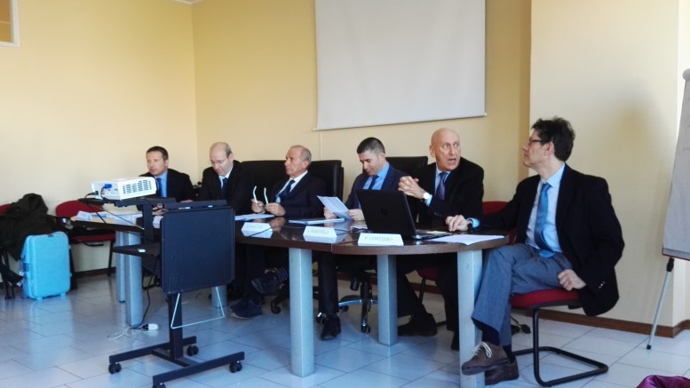Un momento della conferenza stampa