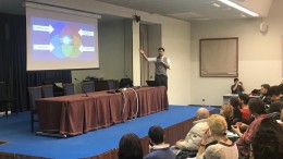 L'Avv. Nardella durante l'incontro