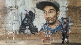 Opera di street art a Montesilvano